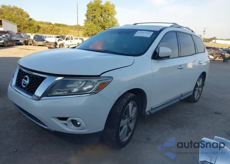 2013 Nissan Pathfinder Platinum from USA, damaged, VIN 5N1AR2MN4DC682358